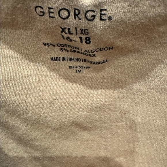 George Women's Tan Spaghetti Strap Top XL - Picture 3 of 3